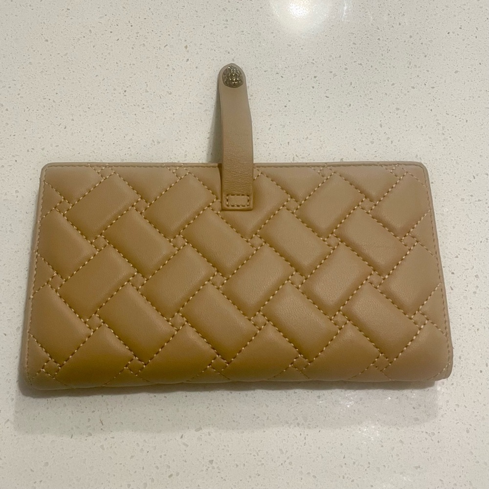 Kurt Geiger Tan Kensington Quilted Wallet - Picture 5 of 5